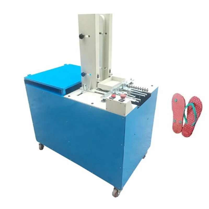 Rubber PVC Flip Flop Upper Strap Attaching Machine Automatic Slipper
