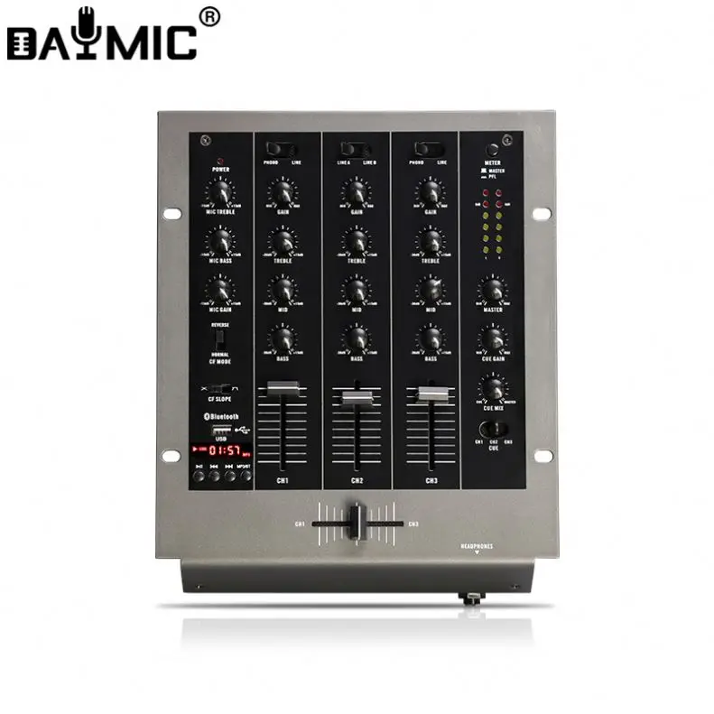 Two Channel DJ Scratch Mixer for Serato DJ Pro With Innofader Crossfader DVS License 6 Direct Access Effect Selecto