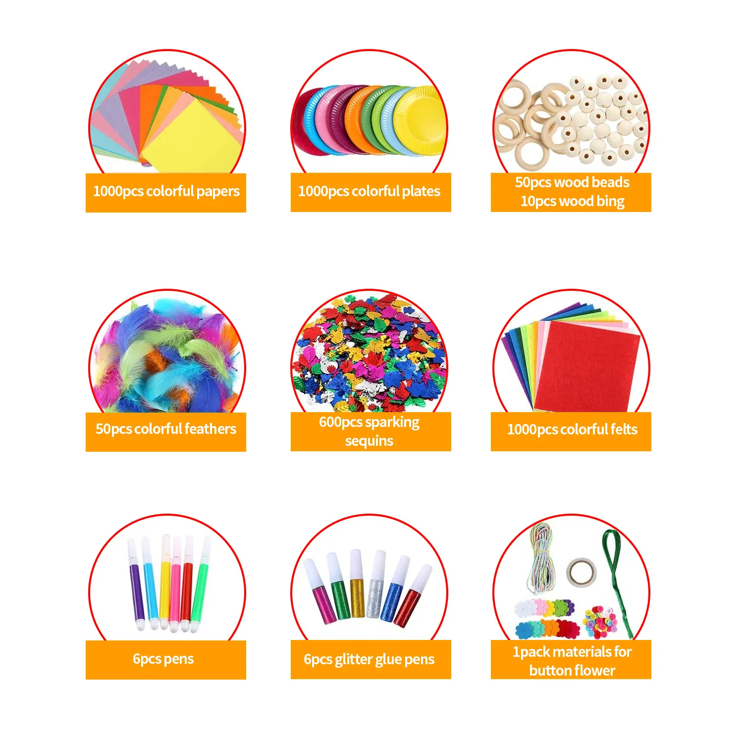 S1923 Extra Large Art And Craft Supplies Crafting Kit Diy Kids Crafts