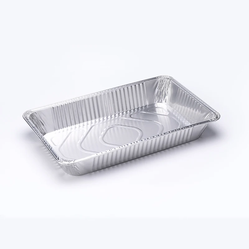 Aluminum foil tray for food packaging and storaging