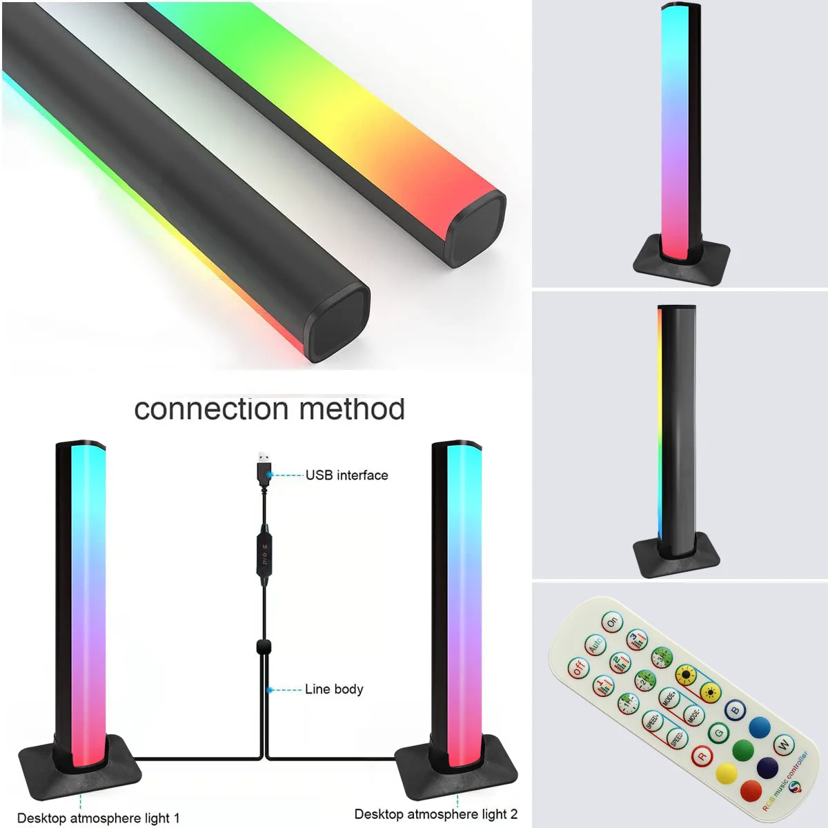 product smart app music rhythm light led desktop atmosphere light rgb night light for game tv background wall bedroom decor table lamp-40