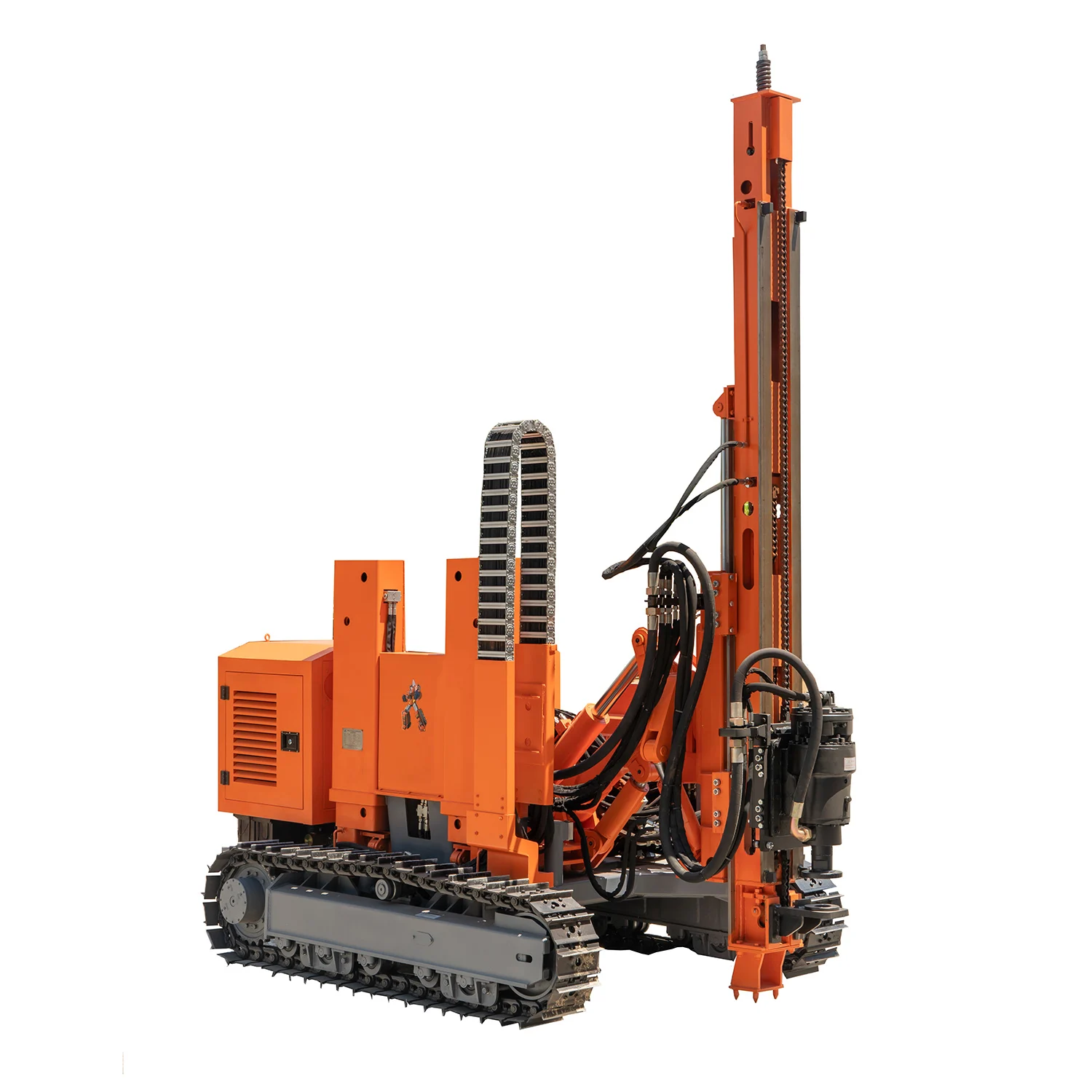 Hydraulic  Slope Solar Ramming  Pile Machine Mountain  Drilling Machine