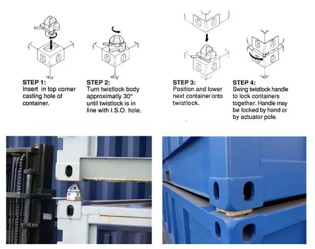 Semi Automatic Container Pin ESEN High Steel CV-20 Semi-Auto Marine Container Twist Lock