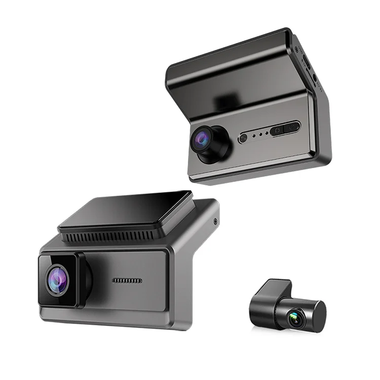 High Quality Wide Angle 140°+110°+120° Camera 2K+1080p+1080p 3 Lens Dashcam Multi Car Camera Black Box with for Senior Agent