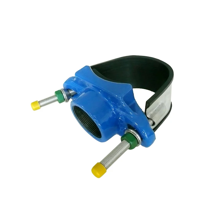 Ductile Iron Tapping Saddle With Stainless Steel Belt Are Designed For