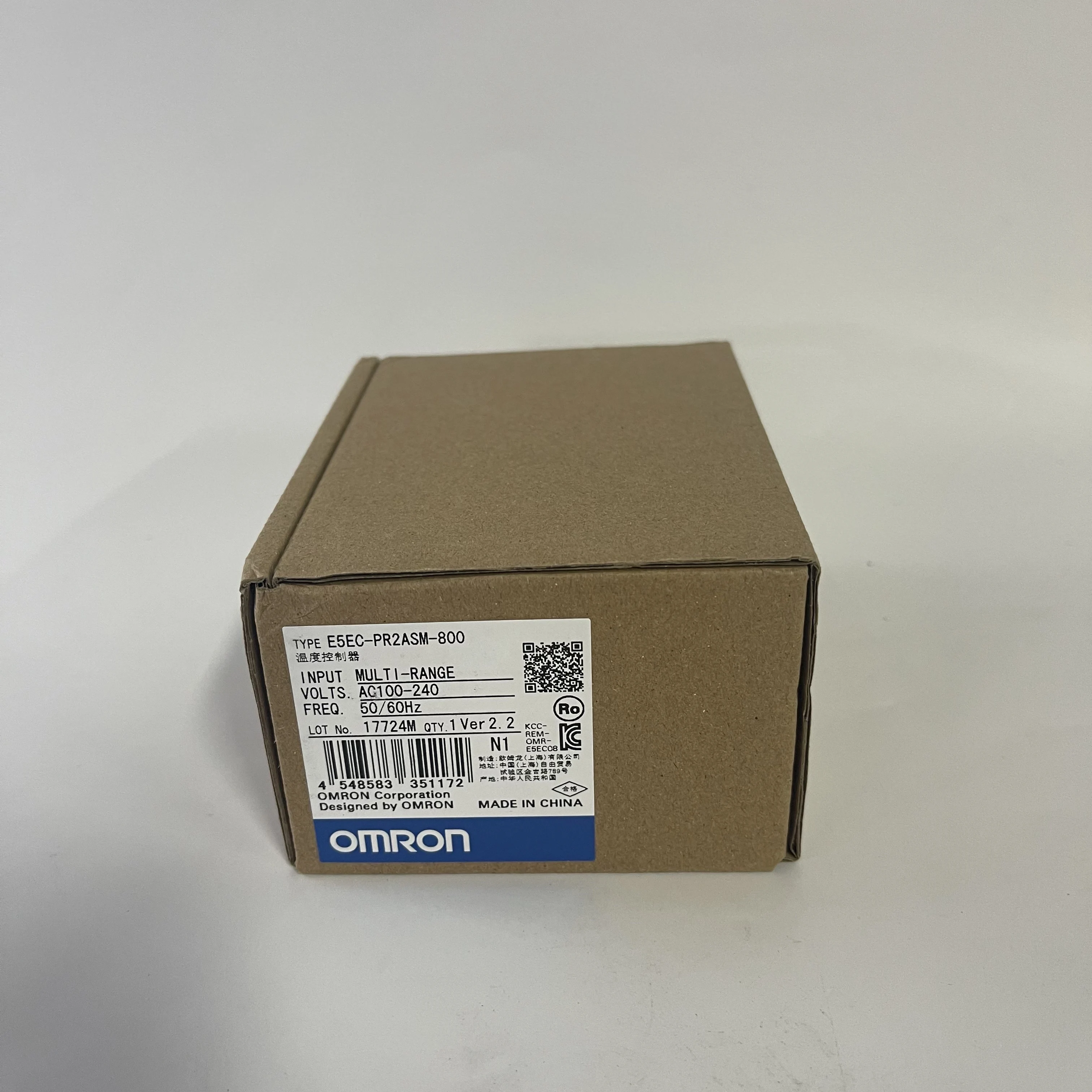 OMRON Temperature Controller E5EC-PR2ASM-800 OMRON Temperature Controller E5EC-PR2ASM-800