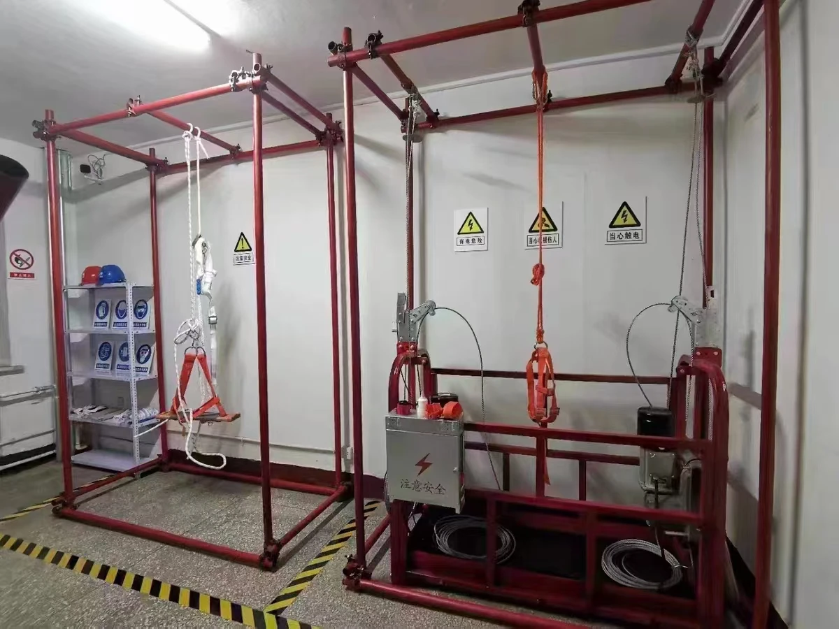 product modern industrial design zlp suspended steel  aluminum alloy work platform lift outdoor window cleaning equipment-2