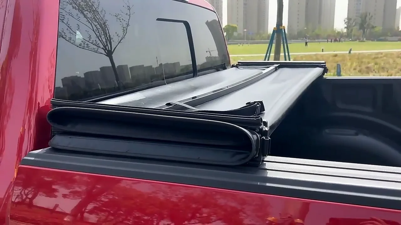 Kscpro Sf Series Soft Tri Fold Truck Pickup Bed Tonneau Cover For Chevy Silverado Gmc Sierra