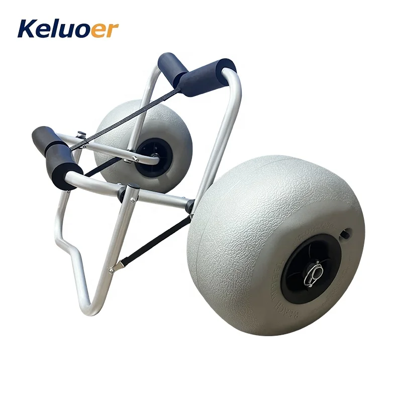 Surfboard Cart Portable Kayak Beach Transport Cart Single Water Ski Inflatable Wheel Trailer