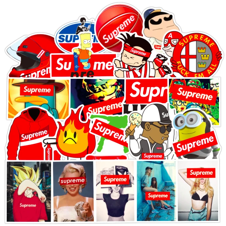 custom supreme stickers