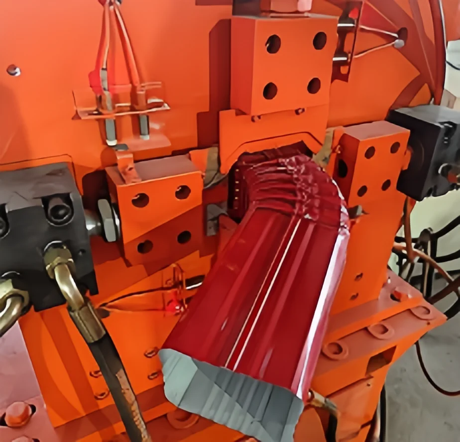 Automatic Downspout Gutter And Elbow Roll Forming Machinery Downspout