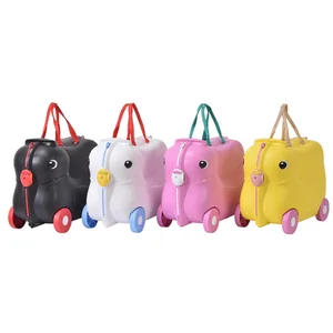 Customizable Children's Portable Fashion Trolley School Bag PP Material with Spinner Caster