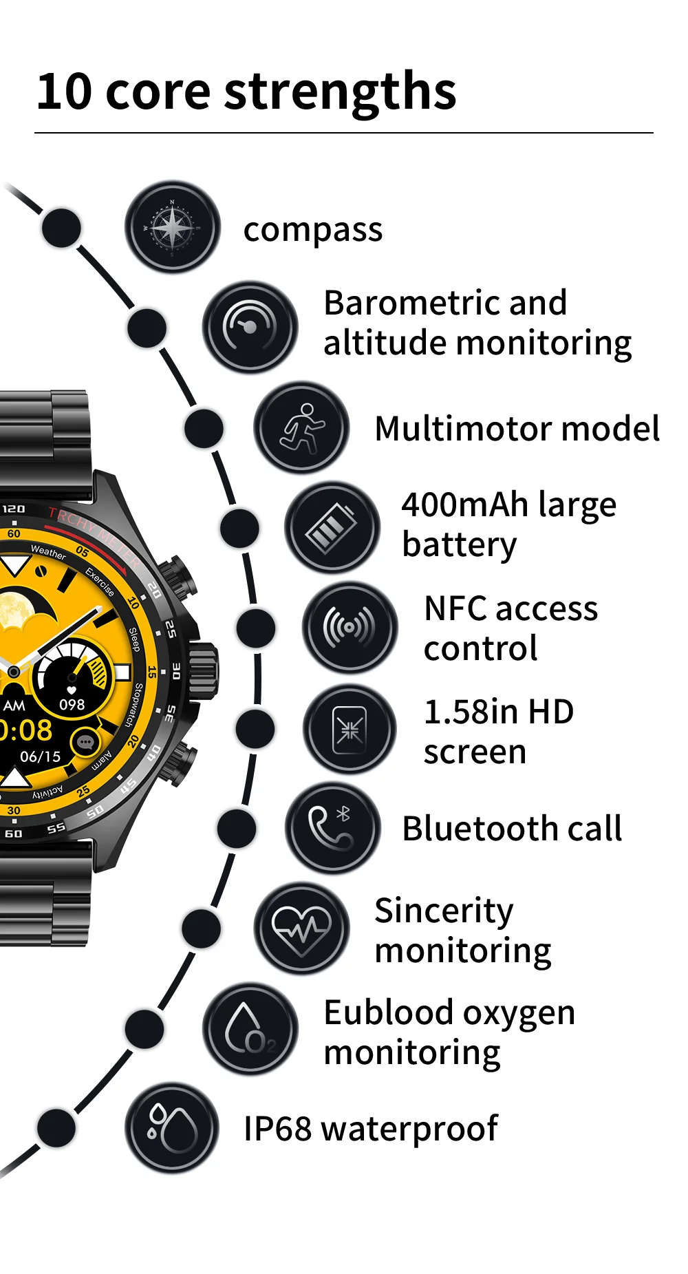 Welcome OEM Order, Factory Whole Selling 2025 Sk27 Smartwatch 1.58inch Compass Bt Call Compass Altitude Monitoring Nfc Fitness Sport Tracker Relojes Smart Watch For Men - Buy Sk27 Smartwatch smart Watch For Men nfc Fitness Sport Tracker Relojes Smart Watch Relojes Smart Watch For Men relojes Inteligentes