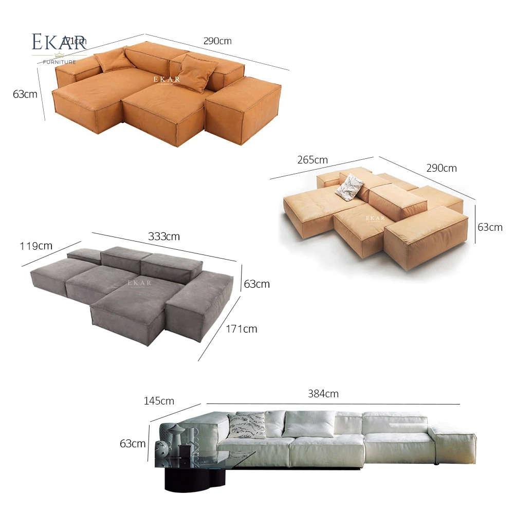 product ekar furniture modern manufacturer light luxury cotton and linen goose down wooden frame sofa-63