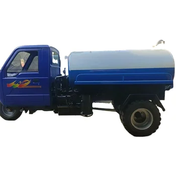 Small diesel three wheeled suction truck 2-3 cubic septic tank suction truck Farm manure transfer truck