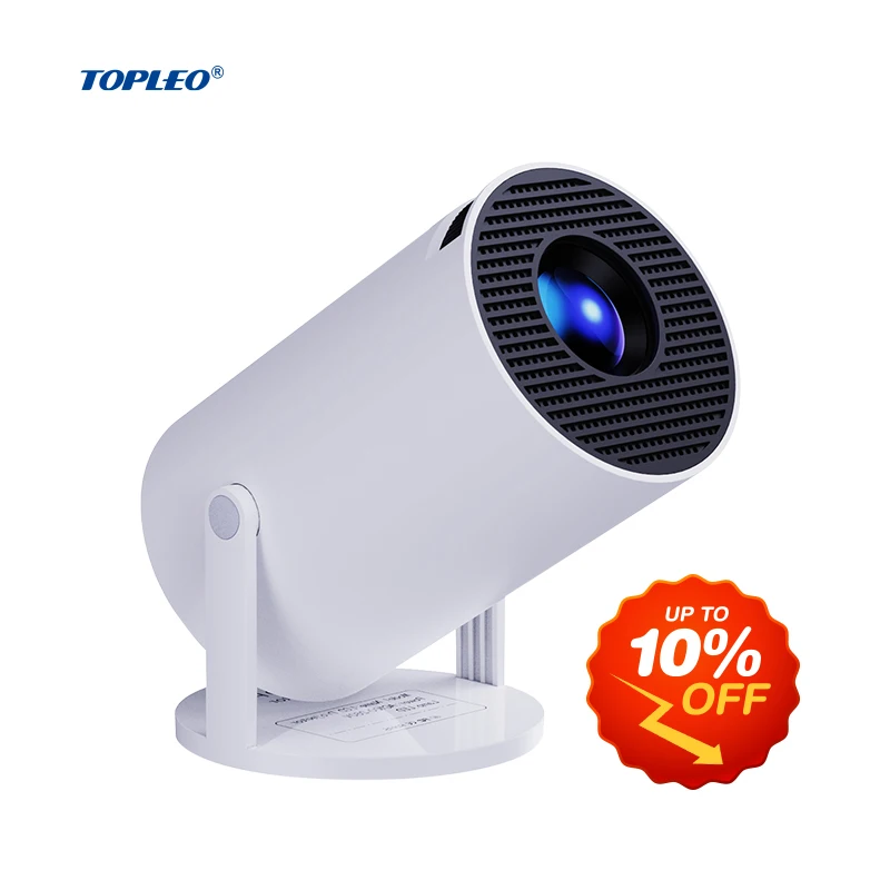 Topleo Smart Projector Auto Chart Proyector Mini Home Theater Lcd Smart Movie Portable 4k Android Projector