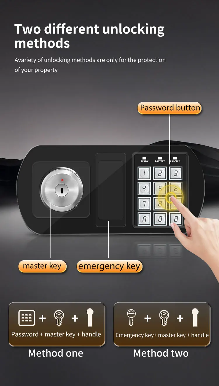 CEQSAFE High Quality Electronic Safe Box Fireproof Ammo Safe Cabinet factory