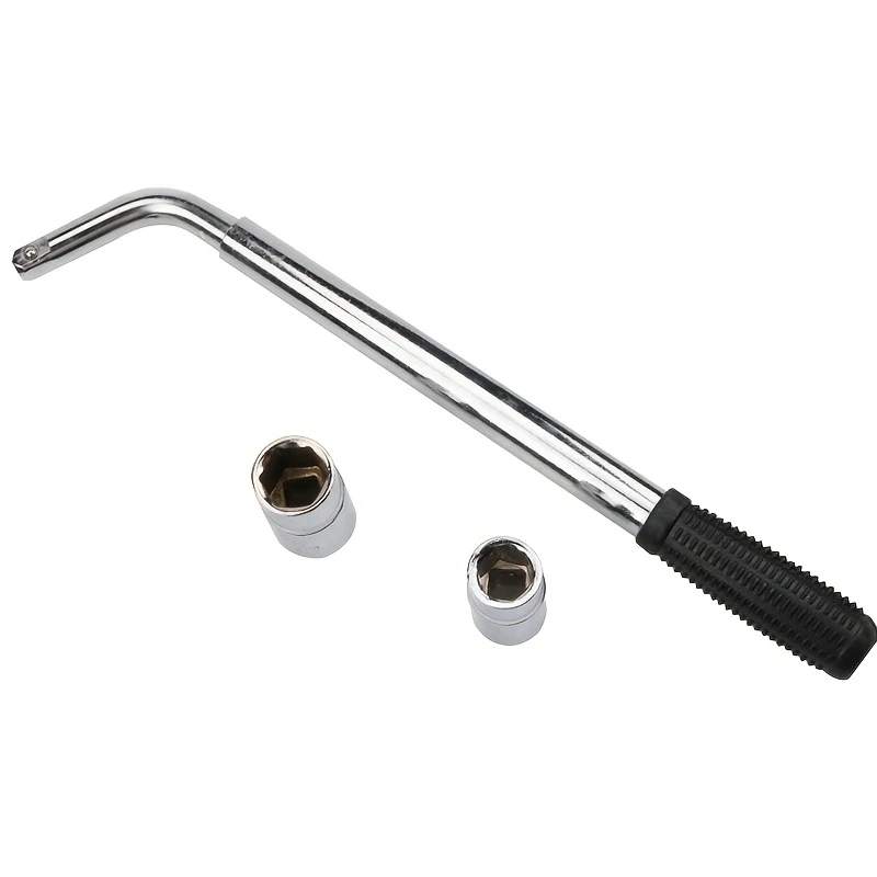 Good Quality Telescopic Extending Lug Wheel Nut Wrench L Shape Type Spanner Set Socket Wrench Car Tire Repair Kit Tool