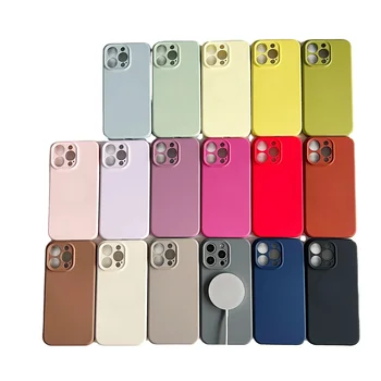 High Quality No Mold Line Real Liquid Silicone Mobile Phone Case Silicon Cell Phone Cover For iPhone 16 High-End Soft Phone Case