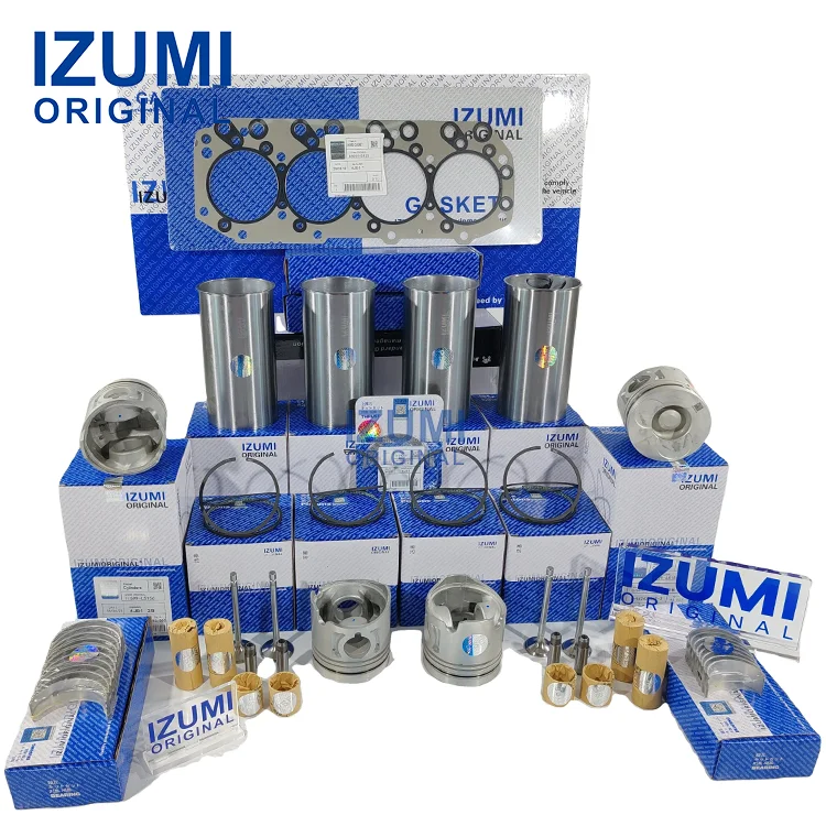 IZUMI ORIGINAL 4BE1 Overhaul Rebuild kit for ISUZU Engine NKR NPR 3.6L Truck Generator Loader