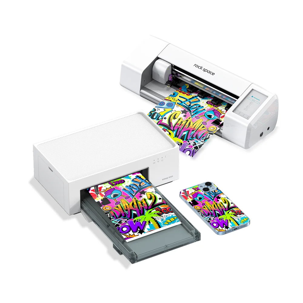 Rock Space  Mobile Shell Printer  Mobile Sticker Printing Machine Mobile Phone Skin Printing Machine