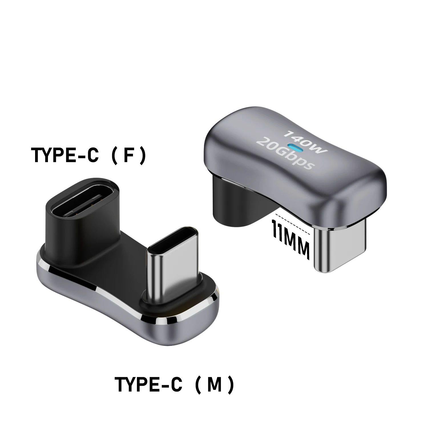 U Shape USB Type C Adapter 65W Fast Charging Adaptador Otg Data Transfer USBC Connector for Phone Tablet Cabo Usb Tipo C