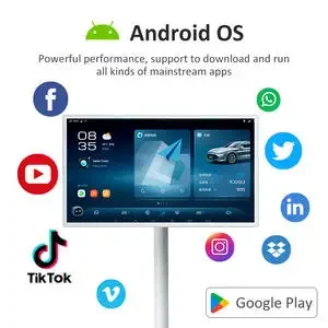 High-Quality Smart Interactive Moveable Android Monitor Stand by Stand-By Me TV | Remote-Controlled