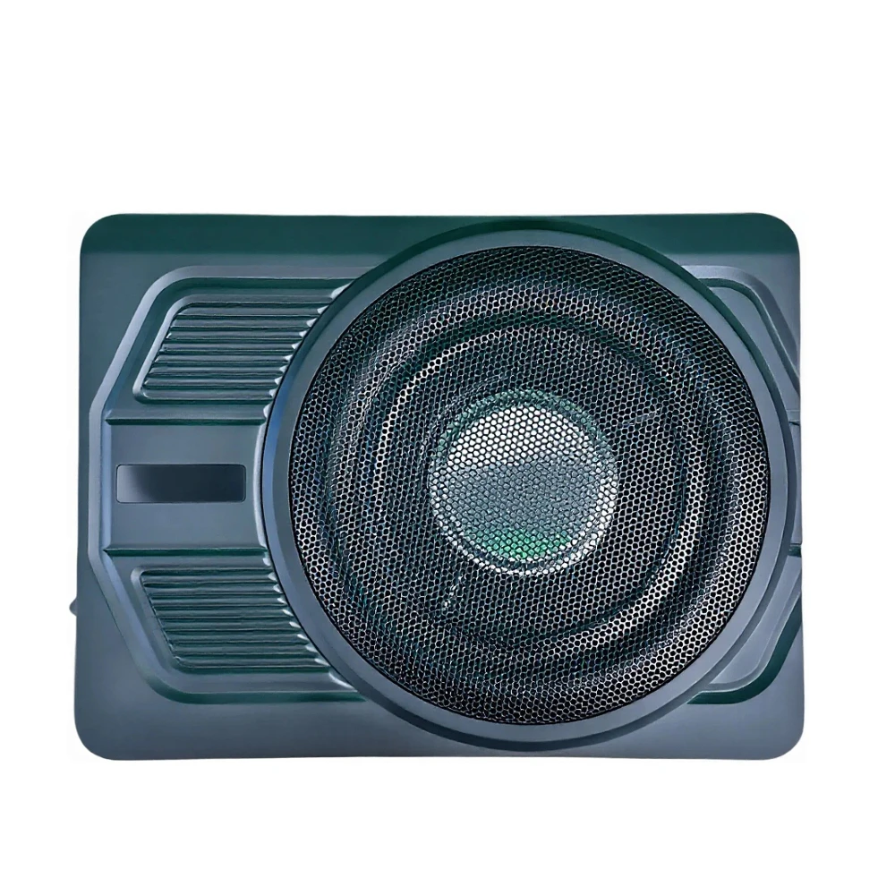 GMINJOO 8インチ薄型シート下アクティブサブウーファー 150W 4オーム