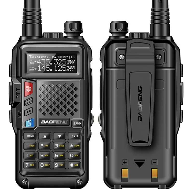 Original UVB3 Plus 8W Ham radio baofeng dual band uhf vhf 10KM Long Range  Powerful Walkie Talkie FM Transceiver bf uvb3 plus