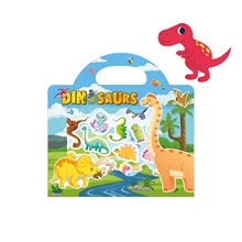 Early Education DIY Fun Children Scene Sticker Book Focus Removable Repeated Pasted Quiet Book