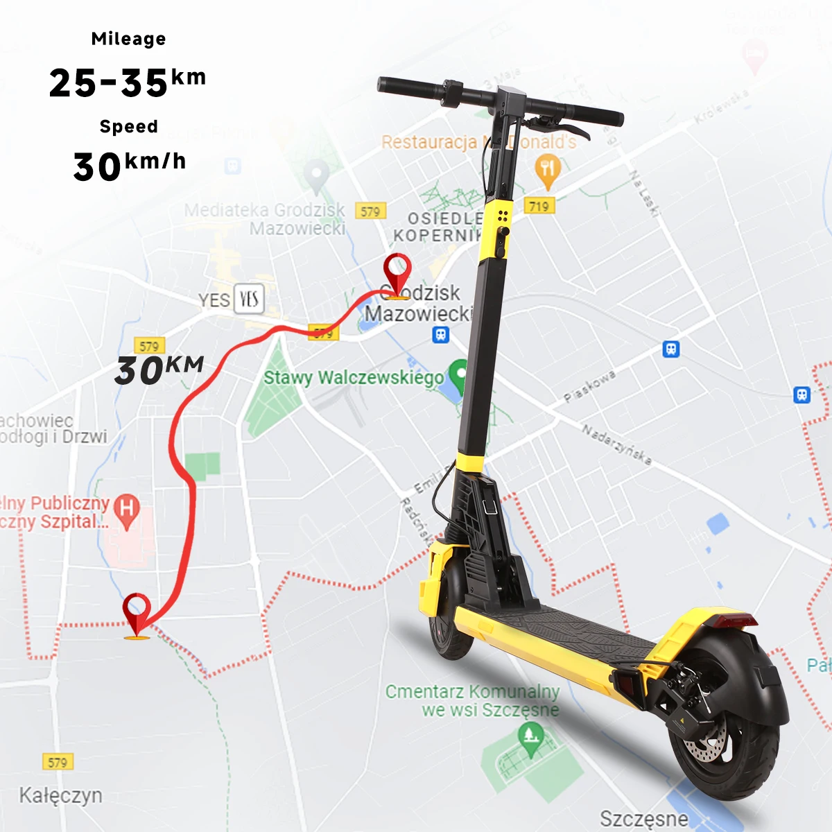SUNNIGOO EU Warehouse 350w Fast Foldable Electric Scooter for Adult High Speed Private Model Cheap Mobility Scooters Mopeds