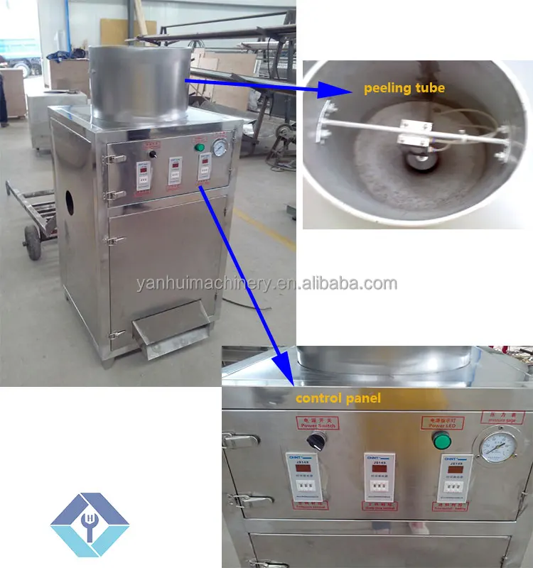 Chain Type Garlic Peeling machine with Big Capacity, 400-1000kg/hr