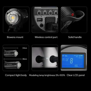 Godox SK400IIV SK400II-V 400Ws Professional Compact Studio Flash detail image