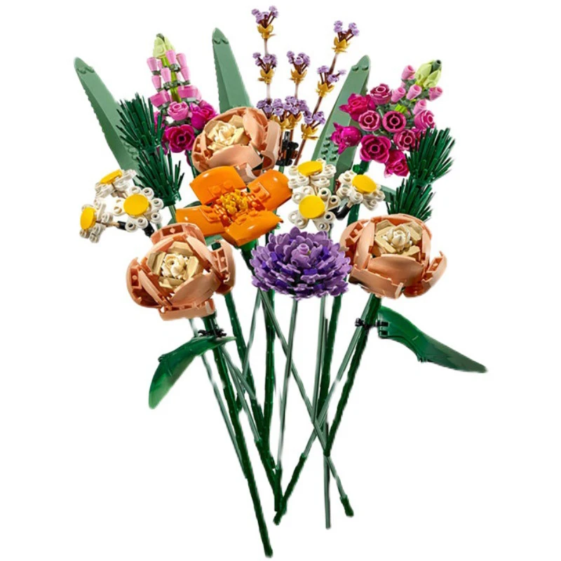 Hot Sale Disassembly Assembly Toy Artificial Assembling Flower Bouquet ...