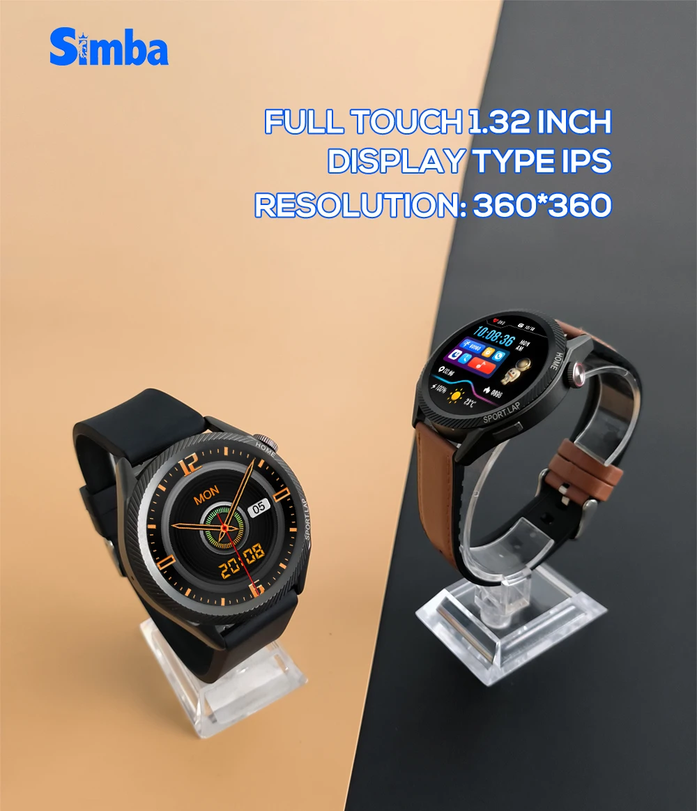 Android Smart Watch With Calling Luxury Smart Watch for Men Round Smart Watch 2022