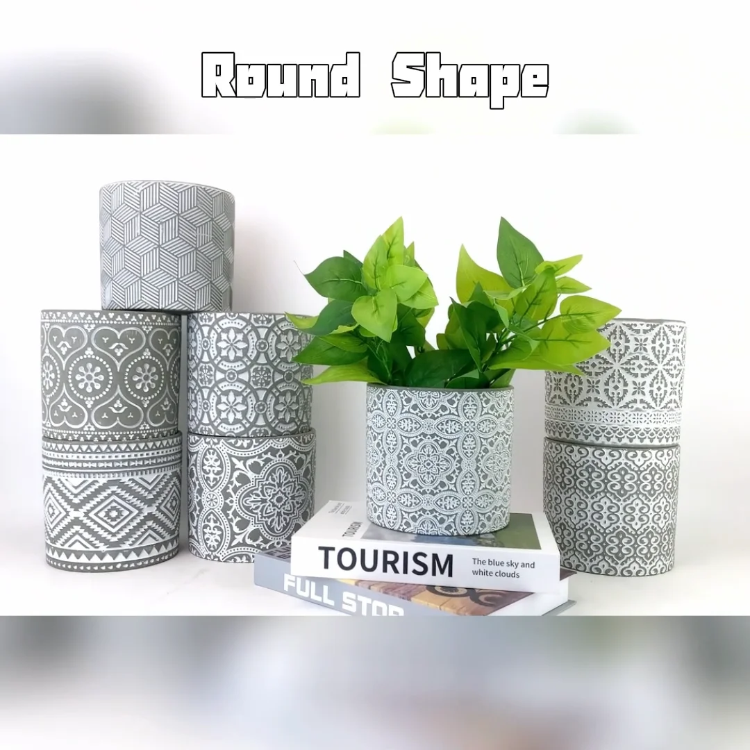 Round Modern Flower Pot Ceramic Flower Pot Home Decor Buy Round