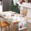 Sapins de Noël blanc-rose vert