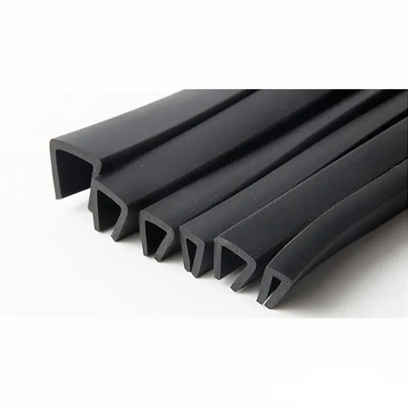 Factory Custom Various Types EPDM PVC TPE Foam Edge Guarding Rubber Strip U Shape Rubber Strip Moulding Extrusion Seal Strip