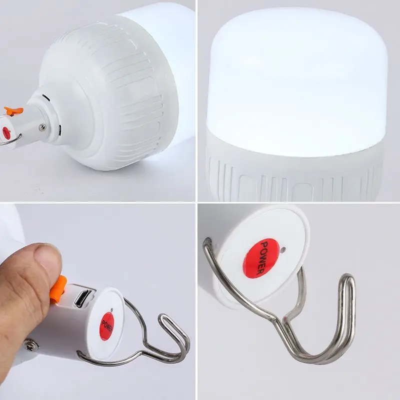 Энергосберегающее Освещение Usb E27 лампочка перезаряжаемая домашняя Светодиодная лампа для аварийной