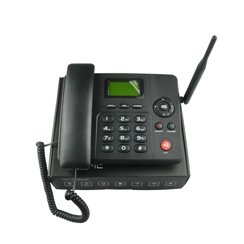 4G VoLTE Wireless Home Phone Telephone for Sale with WiFI Hotspot 6688 LTE Cordless Landline House Phones