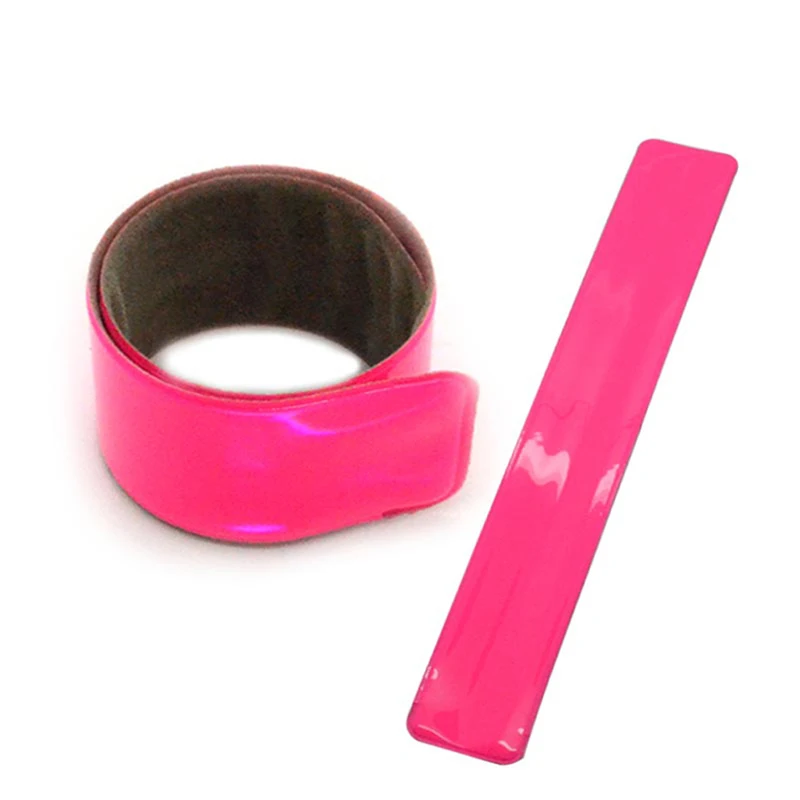 Factory Manufacturer Kids Plastic Silicon Slap Wristband Cheap Custom Logo Bracelet Snap Reflective Armbands Slap Band