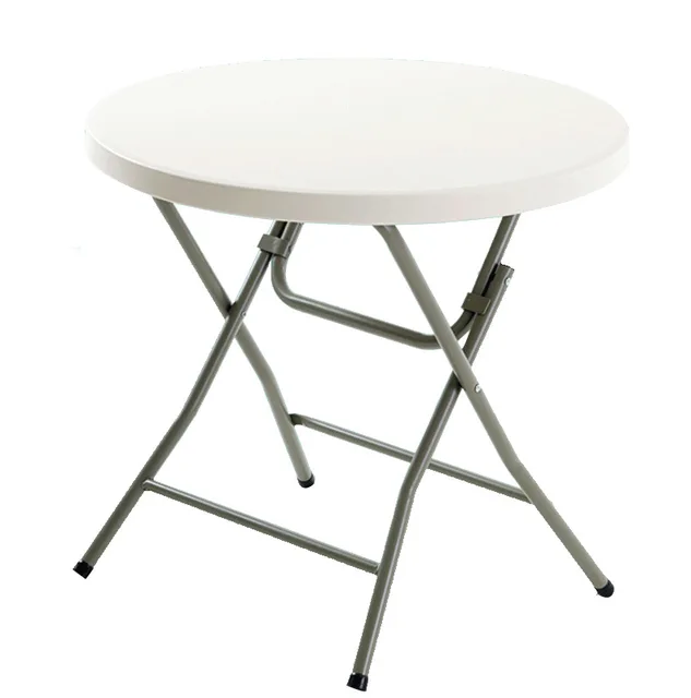 YJ-Y80 Outdoor Banquet Table Plastic Round Folding Table Chair Table For Wedding Party