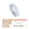 No.7 Princess Cut Ring