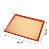 No. 6 red and gold dinner plate, 48*35CM