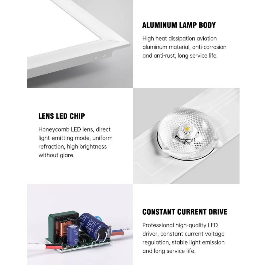 2022 New Design Surface Mounted Led Panel Light Adjustable Led Frame Panel Light Frameless Led Ceiling Panel Lights
