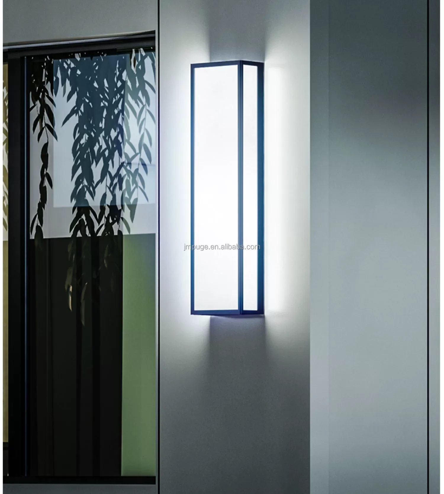 Outdoor Waterproof Wall Lamp Villa Garden Exterior Glass Outdoor Wall