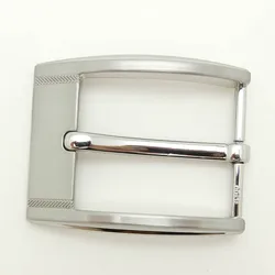 DK-9482-40 высокостойкая к окислению пряжка для ремня индивидуальный дизайн прочная никелевая атласная отделка Пряжка мужчин