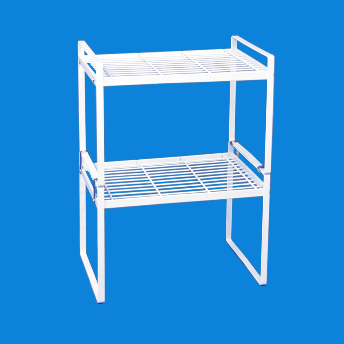 Stacking Add On Wire Shelving Rack Household Items Holder Space Saving
