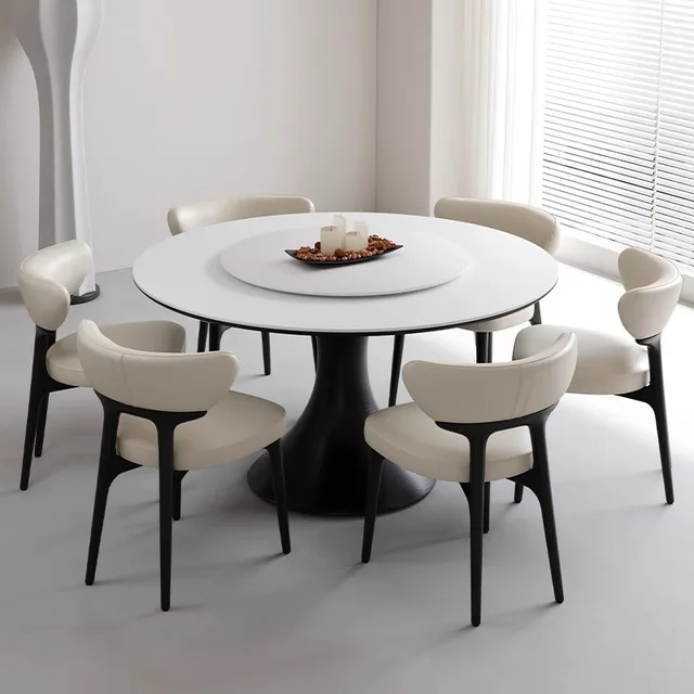 Wooden Dining Chairs Customized Leather Cashmere Seat Cushion Combined Dining Chair Wooden Dining Chairs