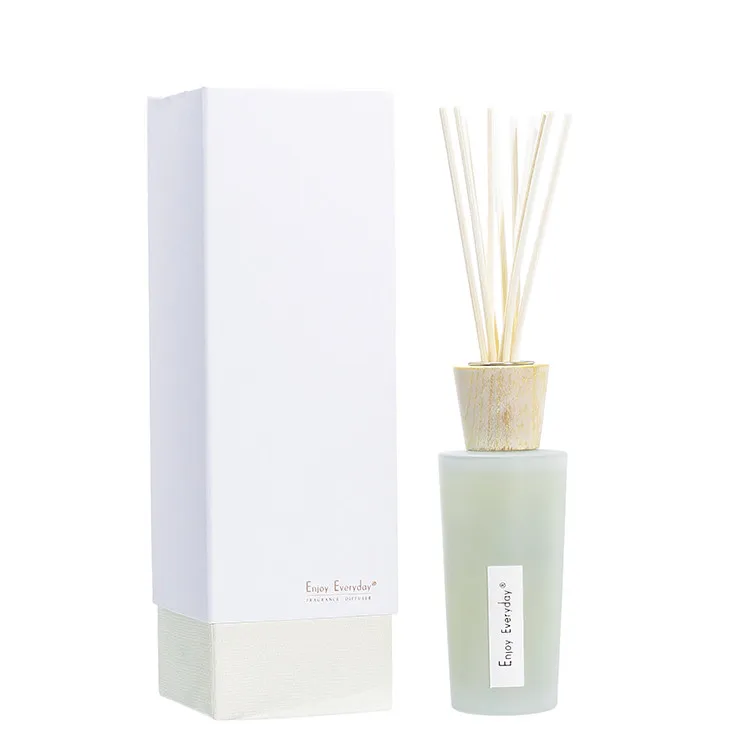 product customized wholesale luxury reed diffuser home decoration essential oil diffuser perfume glass bottle reed diffuser gift set330-5